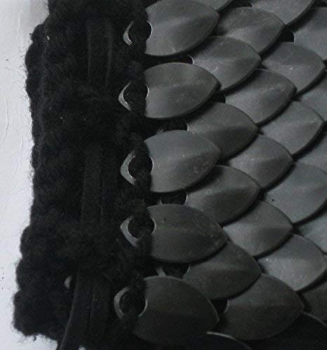 Miniatura 4 de Scalemail Dice Bag in knitted Dragonhide Armor- Black