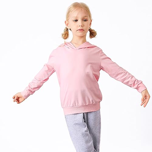 Boys Loose Hoodie Pullover Solid Crewneck Long Sleeve Clothes Sweatshirt Spring Trendy Preppy Cute Cozy Tops3