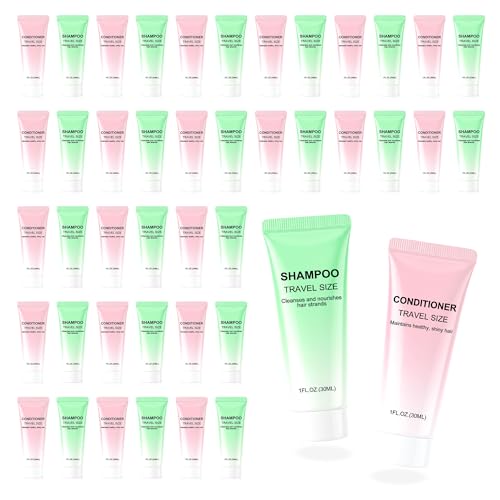Kocpudu Travel Shampoo And Conditioner Bulk, 30ml Travel Size (20-PACK)