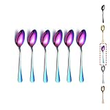 6 Regenbogen Kaffeelöffel 4,95