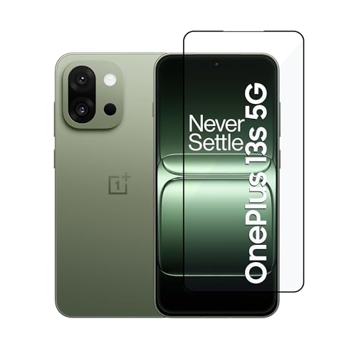 Image of CEDO Tempered Glass for OnePlus 13s (5G) / Vivo X200 Fe | Screen Protector Full HD Quality Tempered Glass Anti-Scratch Edge to Edge Coverage with Easy Installation Kit (Black)