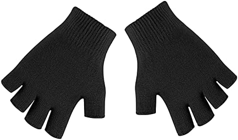 Moisturizing Spa Fingerless Gloves Day Night Instantly Repair Eczema Dry Rough and Cracked Hands Gel Lining Infused with Essential Oils and Vitamins