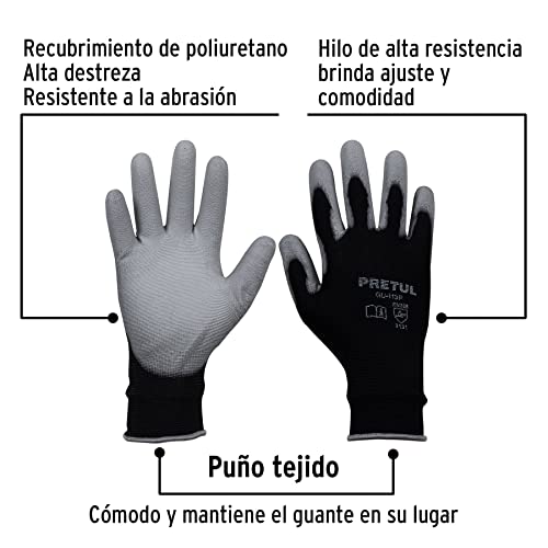Guantes de nylon recubiertos de poliuretano 12 Imagen adicional