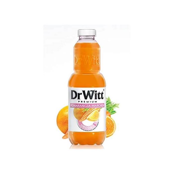 Buy DR WITT Premium Polish Orange and Carrot Juice Drink 1LT X 6, Juice