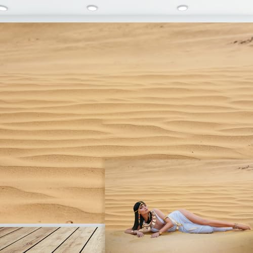 FuWeave 7x5ft Desert Sand Backdrop Desert Landscape Wall Photography Backgrounds Sahara Sand Background Western Sand Land Photography Backdrop for Cowboy Party Shoot Studio Photo Props