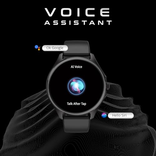 Image of Fire-Boltt Boltt Fire Apollo 2 Smartwatch 36.3Mm (1.43 Inch) AMOLED Display, Bluetooth Calling, 100+ Sports Modes, Voice Assistant, Health Suite, IP67 Water Resistant, Smart Notifications. (Black)