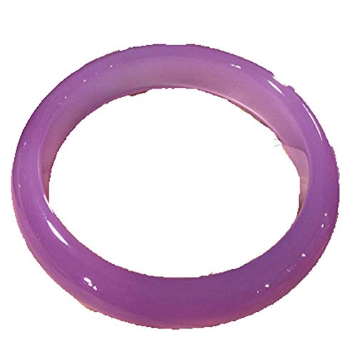 Bracelet de calcédoine de graines de glace naturelle et jade d'hibiscus fleur de glace