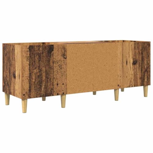 Szafka na płyty winylowe 121 x 38 x 48 cm drewno