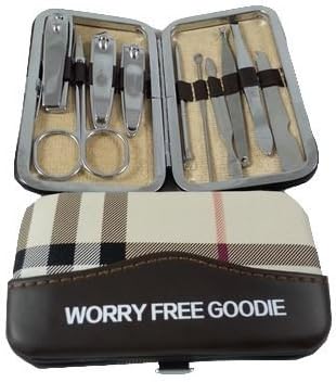 10 in 1 Premium Quality Nail Manicure Set,Nail Manicure Kit,Nail Manicure Tools,Nail Cleaning Set,Nail Cleaning Kit,Tools,Nail Cleaner Set,Kit, Straight,Convex,Curved,Angled,EasyGrip Nail Clippers