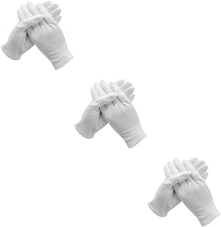 minkissy 36 Pares De Luvas Térmicas Luvas Hidratantes Para As Mãos Luvas De Manuseio Luvas De Cuidados Com As Mãos Luvas De Inspeção De Joias Luvas De Algodão Luvas De Trabalho Quentes