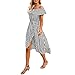 Robe longue d'été pour femme, épaules dénudées, manches courtes, taille haute, mini robe de fête, robe indienne pour femme, Noir , M