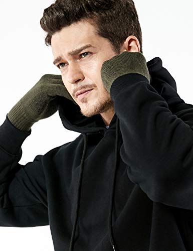 TSLA luvas de inverno masculinas e femininas com tela sensível ao toque, luvas de malha térmica anti