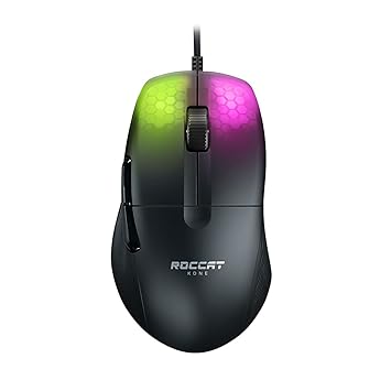 ROCCAT KONE Pro Lightweight Ergonomic Optical Performance Gaming Mouse with RGB Lighting, Black
