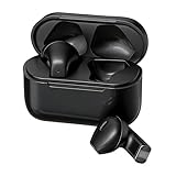 Anjetsun Wireless Earbuds for Daily Use, Semi-in-Ear Wireless Audio Headphones with Microphone, Touch Control, Type-C Charging, Music Headphones for Work, Travel and Home Office(Shadow Veil)
