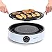 Produktbild Aigostar Herdplatte elektrisch, tragbare Einzelkochplatte, 8 Temperaturstufen Runder Glaskeramik-Grill für Camping-Wohnwagen, 2000W