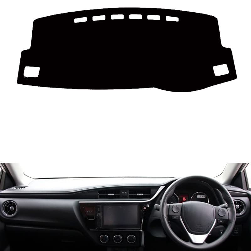 Alfombrilla para salpicadero RHD Toyota Corolla Auris 2014-2018 protector negro 4