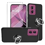 Compatible with Motorola Moto G55 funda y carcasa ,buena sujeción a la mano , El levantamiento de borde es protector, de dureza moderada y ligero.