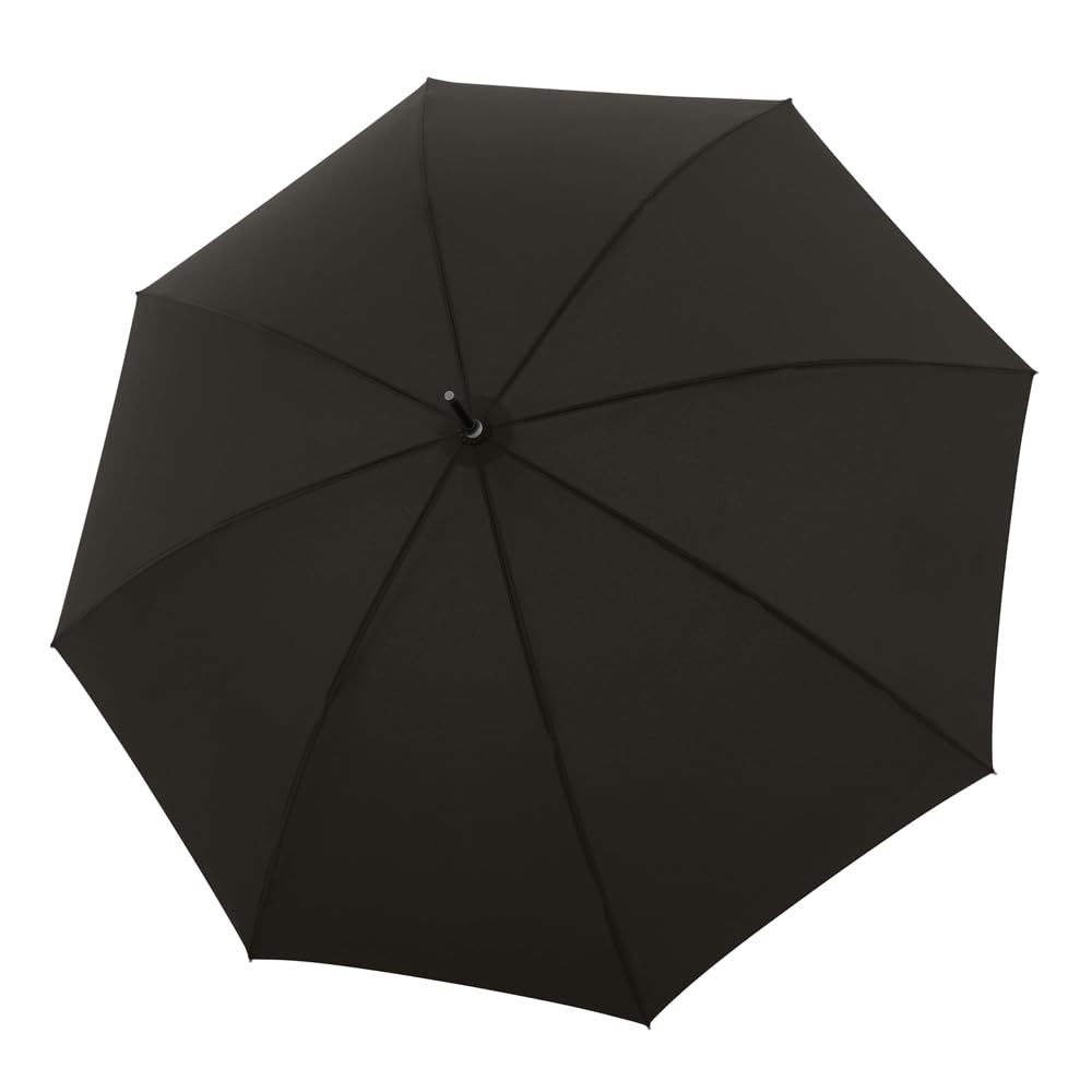 Doppler Superstrong Regenschirm mit automatischem Stock, lang, Schwarz