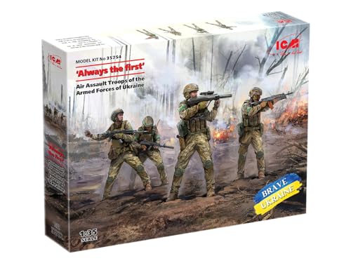 ICM Air Assault Troops Ucrania 4 Figuras 1:35 miniatura 1