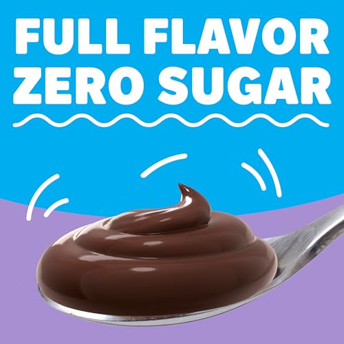 Image of Jell-O Chocolate Flavor Zero Sugar Instant Reduced Calorie Pudding & Pie Filling, Family Size, 2.1 oz. Box