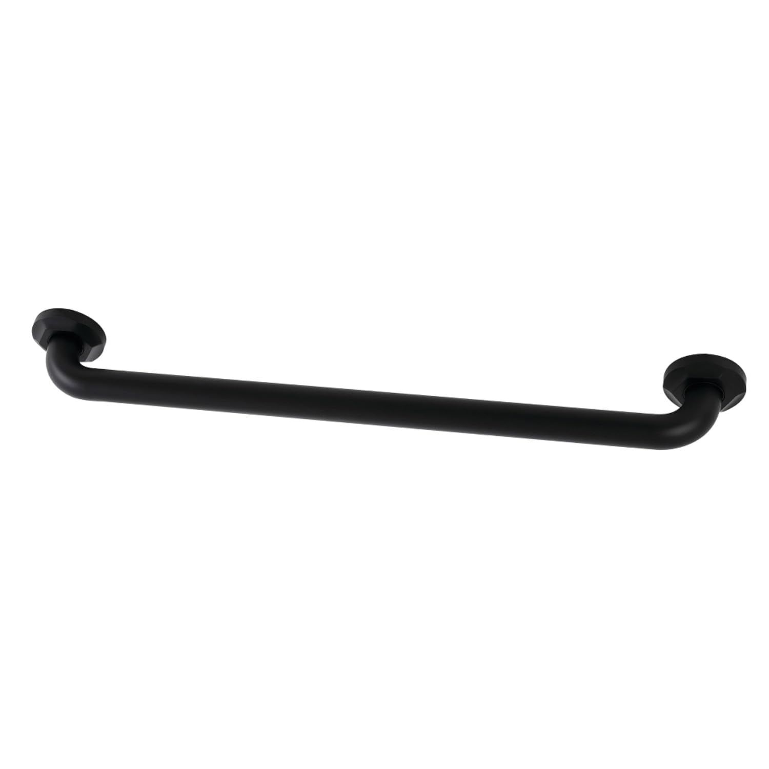 Barre d'appui extérieure de 61 cm main courante murale noir mat