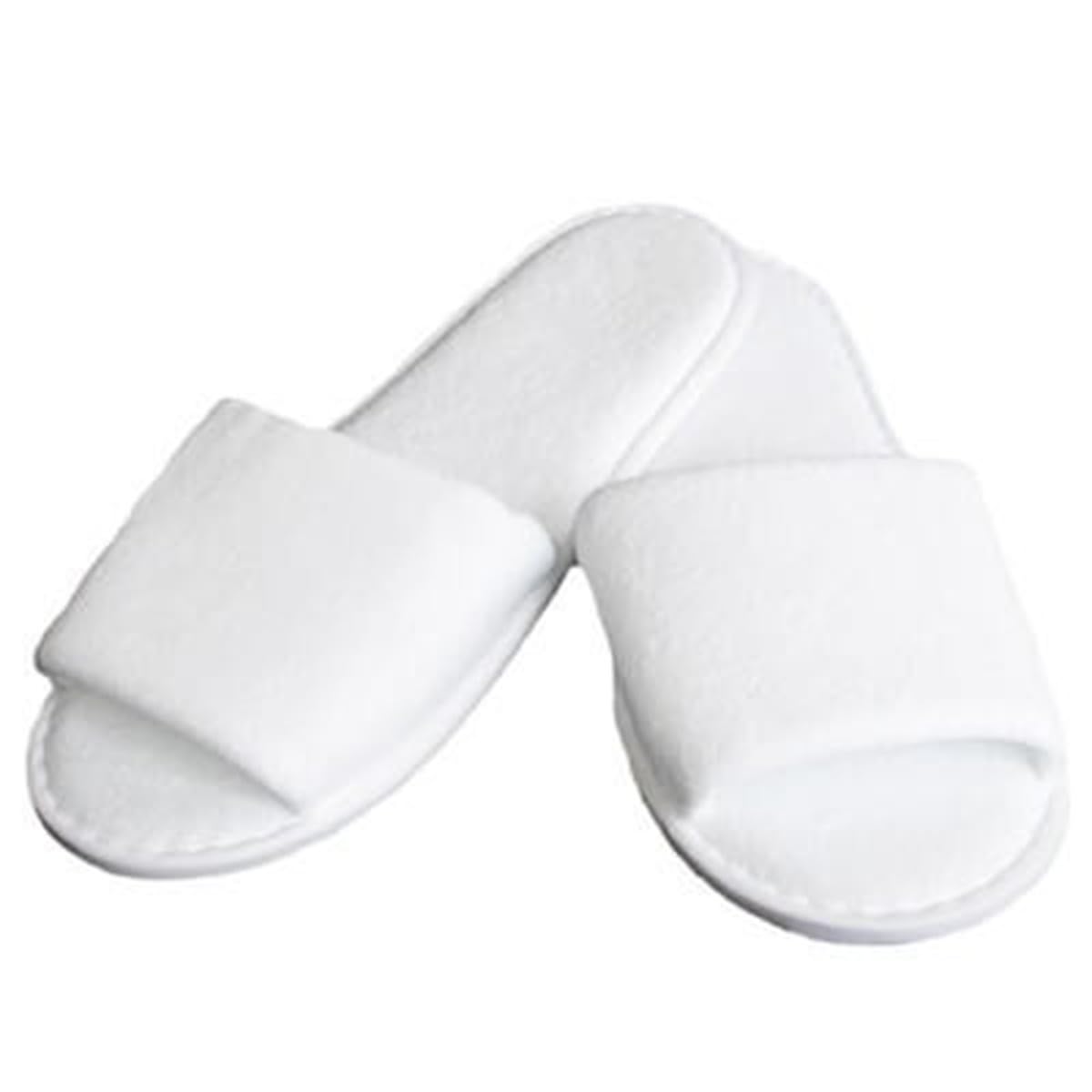Lot de 100 Paires de Chaussons éponge jetables Blancs pour Thalasso, hôtel, Spa, Piscine ...