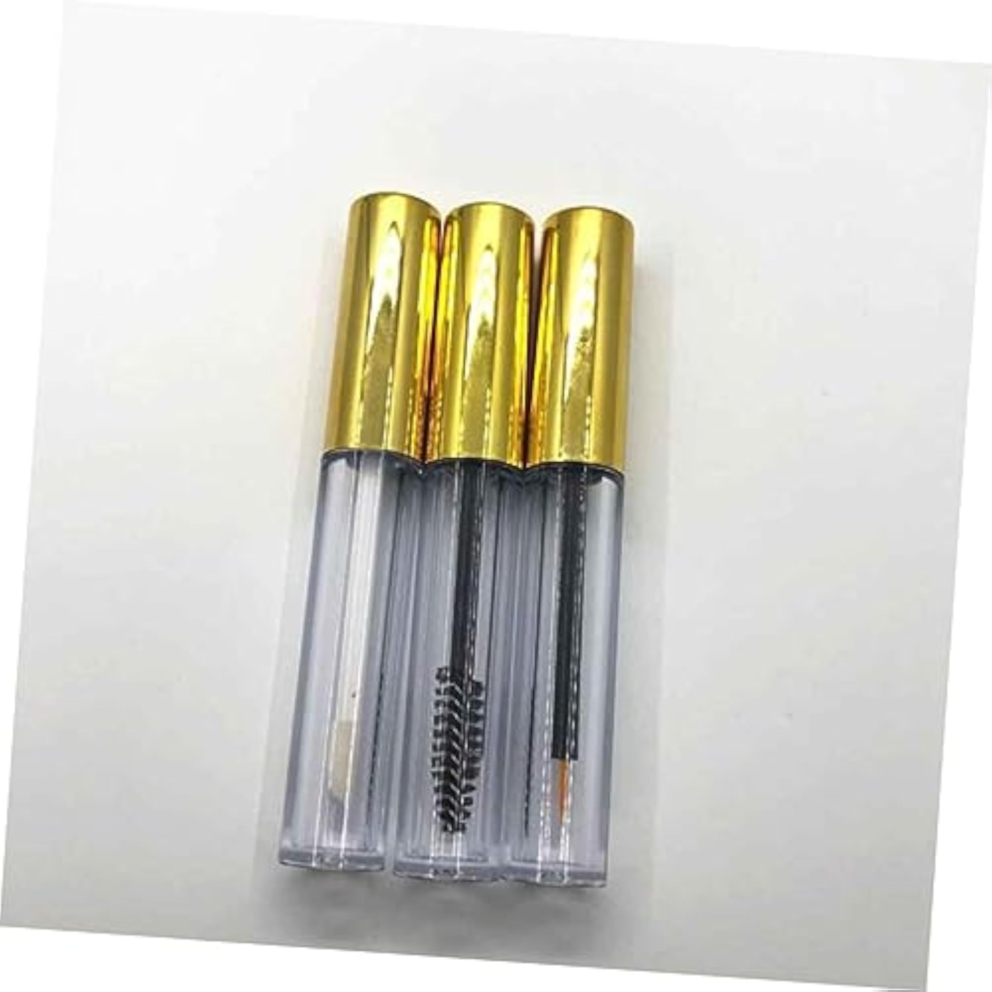 6pcs Makeup Sub Bottles with Golden Caps for Lip Gloss