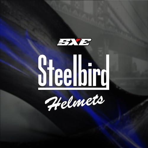 Image of Steelbird SBH 61 SXE Pinlock ISI and Dot Certified Full Face Helmet for Men and with Inner Silver Sunshield