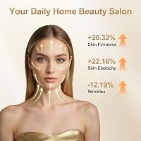 Facial Massager, 7 Color Face and Neck Massager for Skin Care at Home, Portable Beauty Skin Care Tools, White — image 7