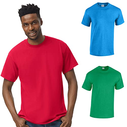 Gildan Men's Heavy Cotton Short Sleeve T-Shirt, Style G500, Multi...