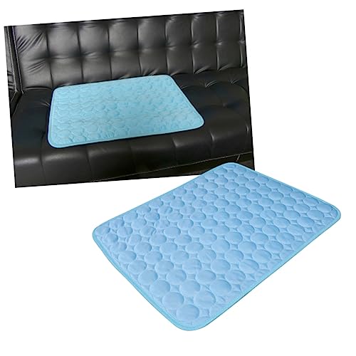 VERDANVERSE Summer Pet Cooling Mat Breathable Dog Cat Bed for Hot Weather Soft Cooling Pad for Comfortable Rest for Indoor Outdoor Use Blue