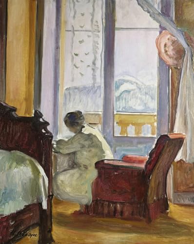 Art Moderne Impression Tableaux Femme écrivant Henri Lebasque pour raviver un mur blanc