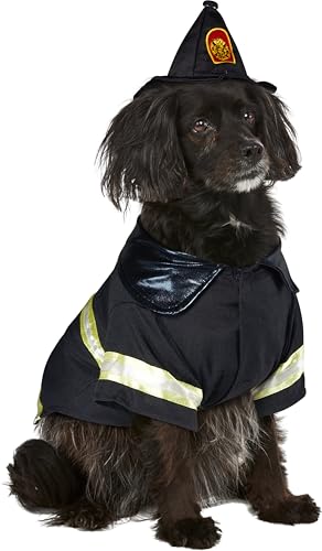 Rubies Firefighter Pet Costume for Dogs or Cats, Medium