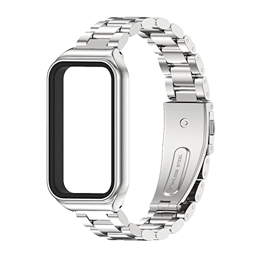 Image of Strap for Amazfit Band 7 Metal Replacement Strap Wristband Watch Strap Compatible with Amazfit 7 Fitness Tracker smartwatch