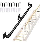 Seeutek Staircase Handrails 5FT Handrails for Indoor Stairs Stair Railing Hand Railings for Stair...