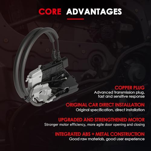 Image of CCIYU Front Right Passenger Side Door Latch Lock Actuator Fit for Hyundai for Tucson 2016 2017 2018 2019 2020 Power Door Lock Actuators Replaces 81320-D3010