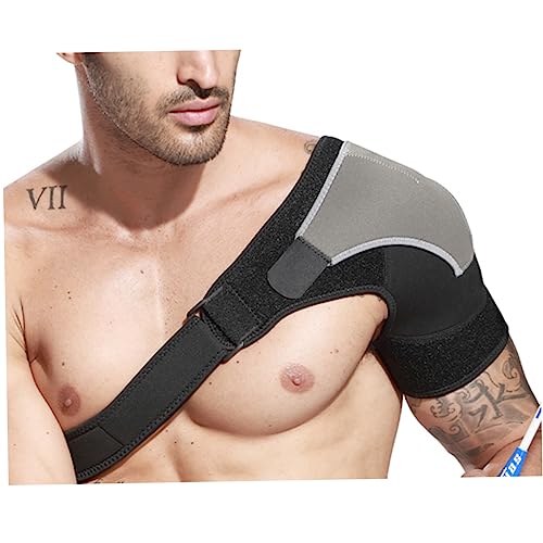 BCOATH Shoulder Support Brace Compression Rotator Cuff Relief Breathable Shoulderpad Non-slip Wrap for Outdoor Sports
