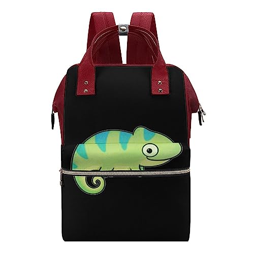 Baby-Chameleon-Diaper-Bag-Portable-Backpack-Mommy-Bag-Travel-Shoulder-Daypack-for-Outdoor-Working-Beach