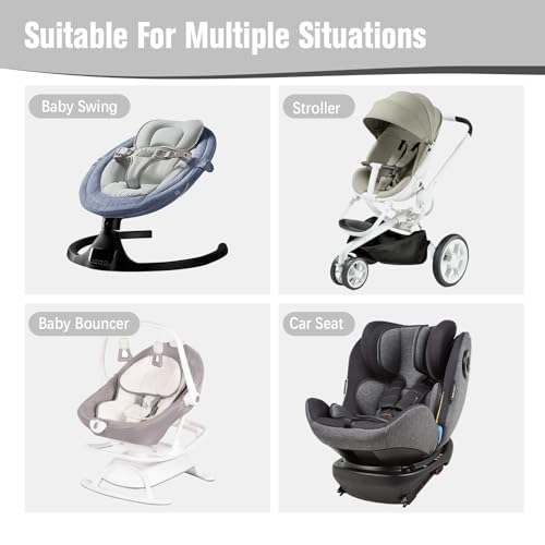 Image of KAKIBLIN Baby Travel Pillow, Upgraded Baby Neck Pillows for Car Seat, Infant Neck Support Pillow for Head and Neck,Newborn Head Support for Car Seat,Stroller, Pushchair