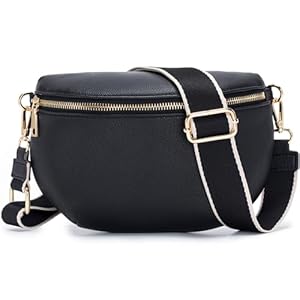Kleine Damen Umhängetaschen,Elegant Bauchtasche Damen,Umhängetasche aus Veganes PU Leder,Crossbody Bag Damen,RFID Blockierung Kartenschlitz Brusttasche mit Verstellbar Abnehmbar Breiter Gurt