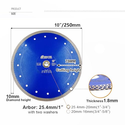 Kit de brocas para azulejos SHDIATOOL 12 pcs miniatura 6