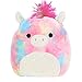 Squishmallow Kellytoy 16 inch Esmeralda The Rainbow Tie-Dye Unicorn- Super Soft Plush Toy Pillow Pet Animal Pillow Pal Buddy Stuffed Animal Birthday Gift Holiday