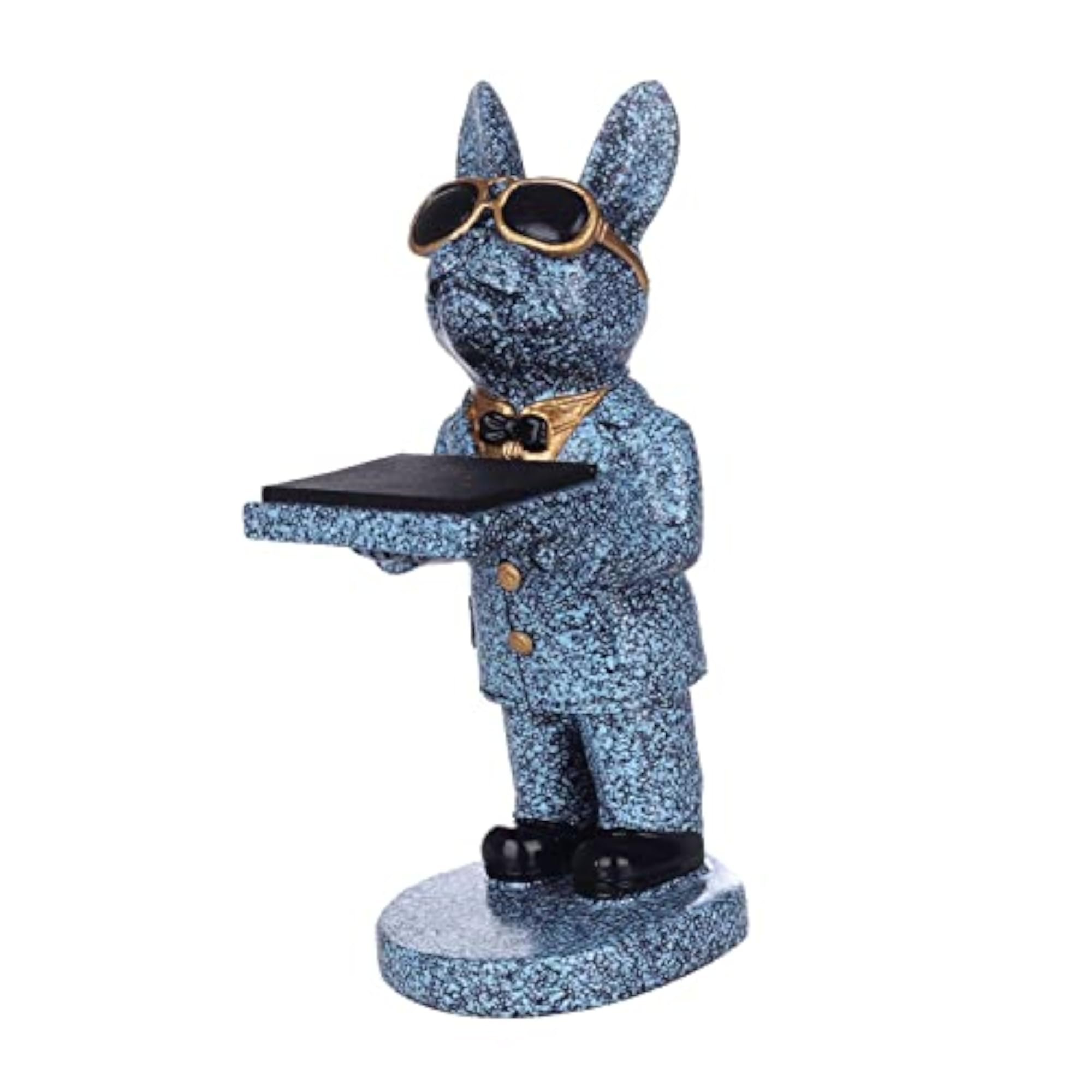 Fancy Bulldog Resin Watch Stand, Elegant Display Rack