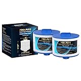 POOLPURE 8CH-950 Replacement for 10-2785 Bullfrog Spa Filter, PBF35, PBF50-F2S, Filbur FC-0536, Excel Filters XLS-834, Aladdin 15052, Baleen AK-90311, 2' SAE Thread Bull Frog Spa Filter, 2PACK
