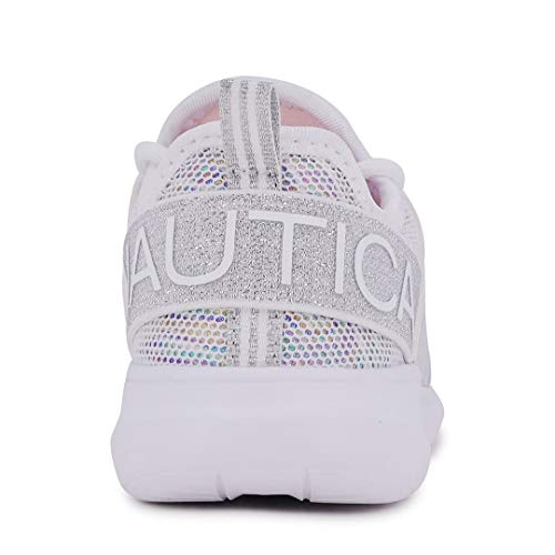 Nautica Kids Girls Metallic Fashion Sneaker Lace-Up Athletic Running Shoe I kappil I (Big Kid - Little Kid - Toddler)3