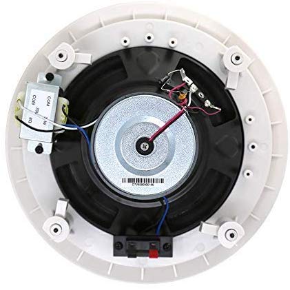 TIC Audio C8O8-8″ Lot de 2 enceintes de plafond/mural à 2 voies 8 ohms étanches pour intérieur Blanc - Les Beatles, Paul McCartney, John Lennon, RIngo Starr, George Harrison TIC Audio C8O8-8" Lot de 2 enceintes de plafond/mural à 2 voies 8 ohms étanches pour intérieur Blanc – Image 3
