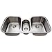 42.75" x 20.75" Triple Bowl Stainless Steel Kitchen Sink