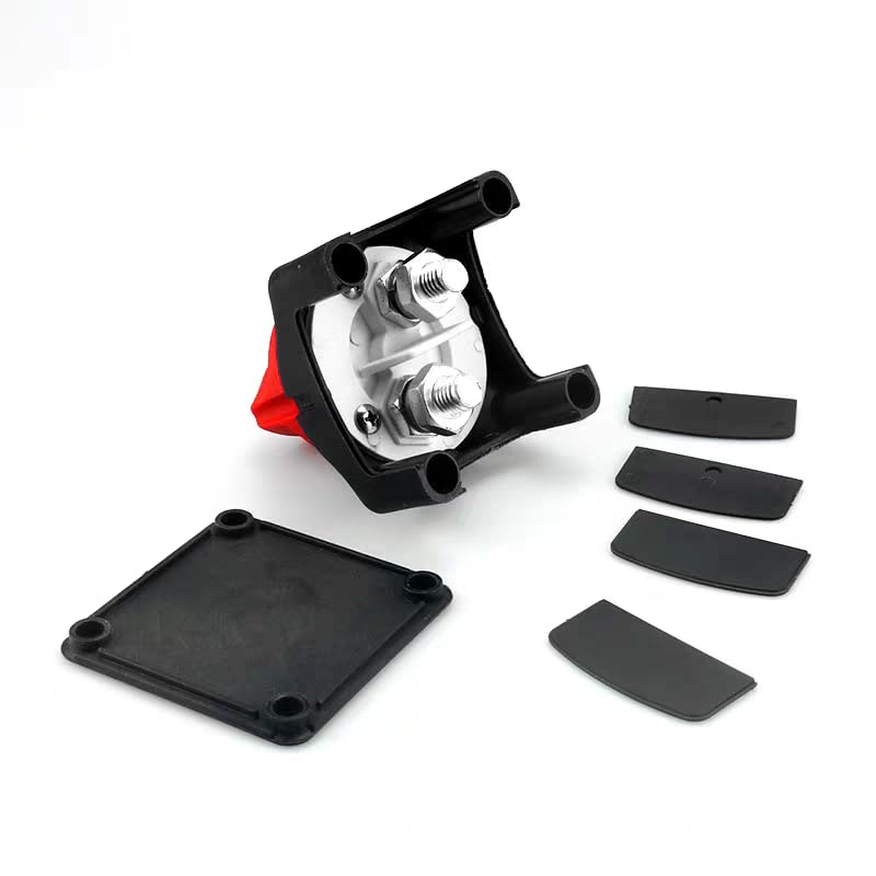 1PC Battery Switch Disconnect Isolator, 600A 12-72V Battery Power Cut Master Switch, for Marine, Car, Off-Road Vehicle, Truck, RV Marine Boat Yacht