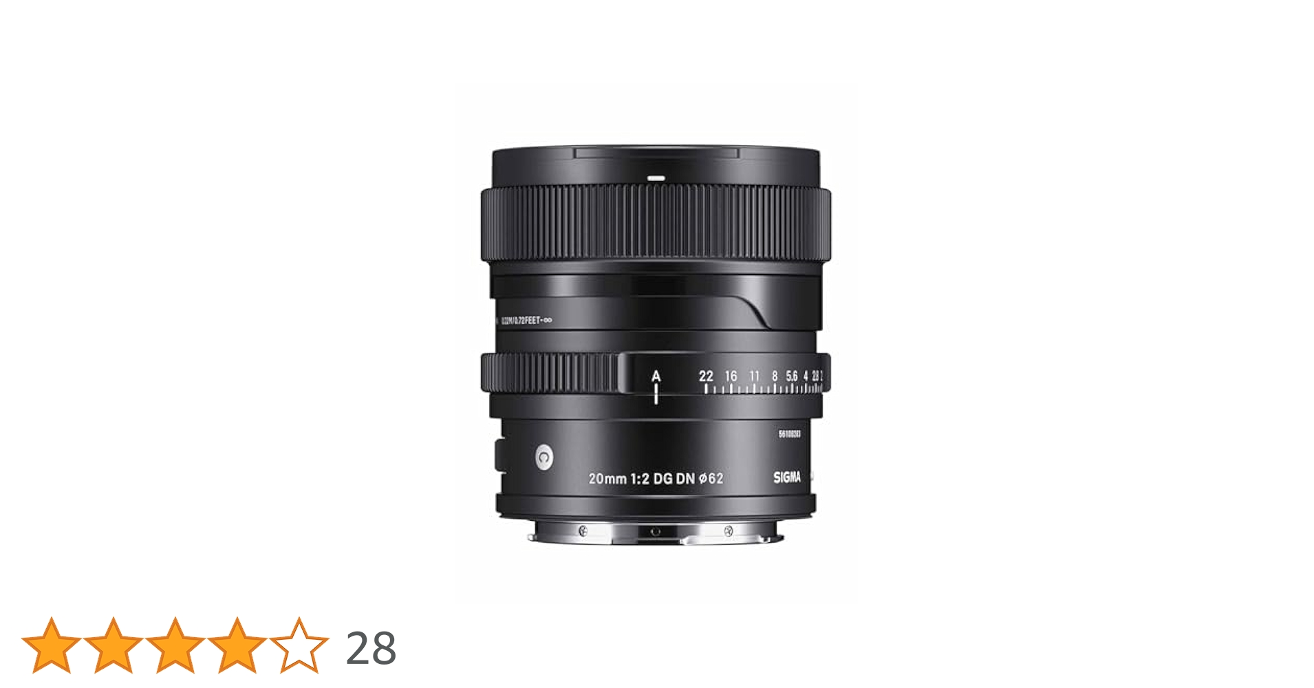SIGMA シグマ 20mm F2 DG DN Eマウント　美品 Amazon.co.jp: シグマ(Sigma) レンズ 20mm F2 DG DN Lマウント