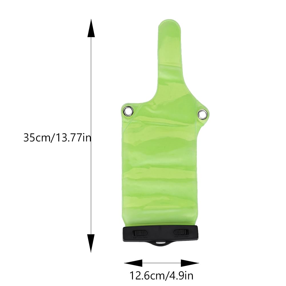 Joyzan Funda Talkies Impermeable, Bolsa de Almacenamiento Portátil Fundas para Bidireccional con Correa Ajuste Walkie Talkie Lluvia Natación Parques Acuáticos Protectora y Transporte Material PVC
